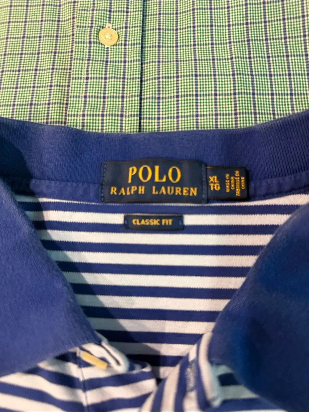 ((3 PIECE)) RALPH LAUREN SHORT SLEEVE SHIRT BUNDLE SIZE XL ALL EEEUC